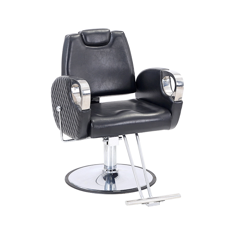 HZ8868B Black ergonomic barber salon chair