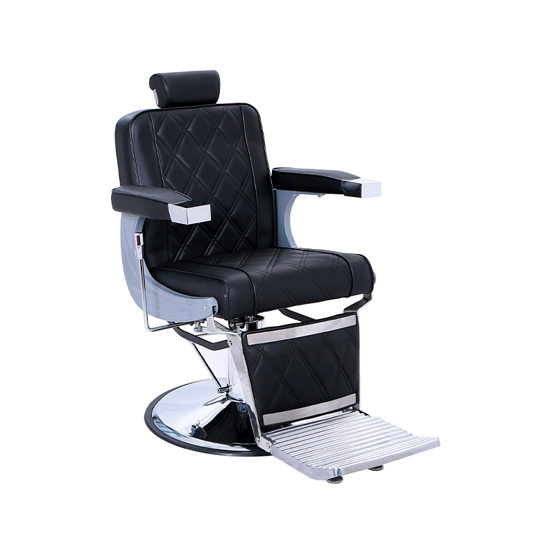 HZ8755 Black diamond character square backrest all purpose barber chair