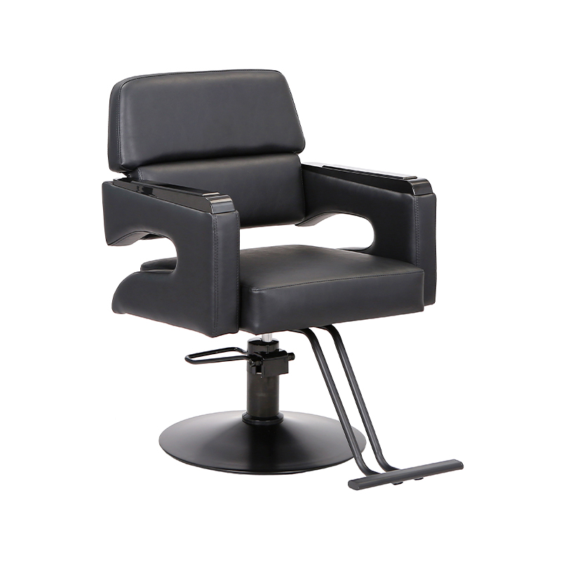 HZ88202/HZ88202BK Black/grey hydraulic styling hair chair