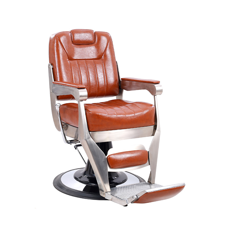 HZ8780A Mapula-pula kayumanggi punk style hydraulic salon hair clipping barber chair
