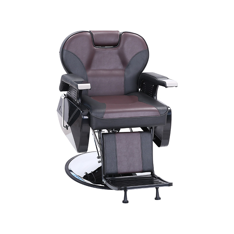 HZ8700BR Plrk atay at itim na classic hairdressing chair