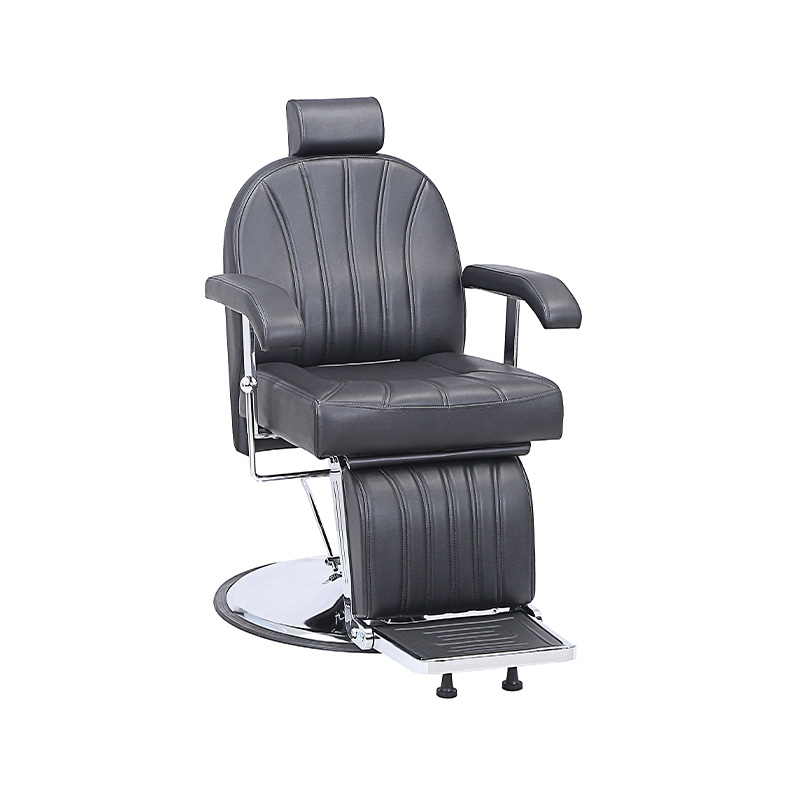HZ8788 Black vertical stripes hairstyling chair