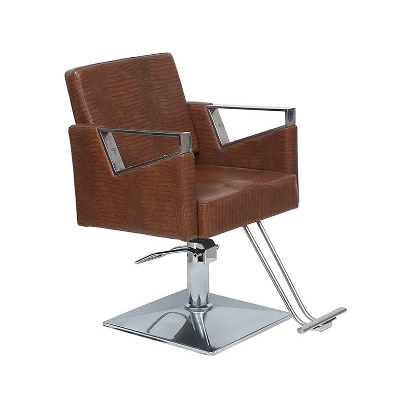 HZ8848B Brown coarse textured styling salon chair
