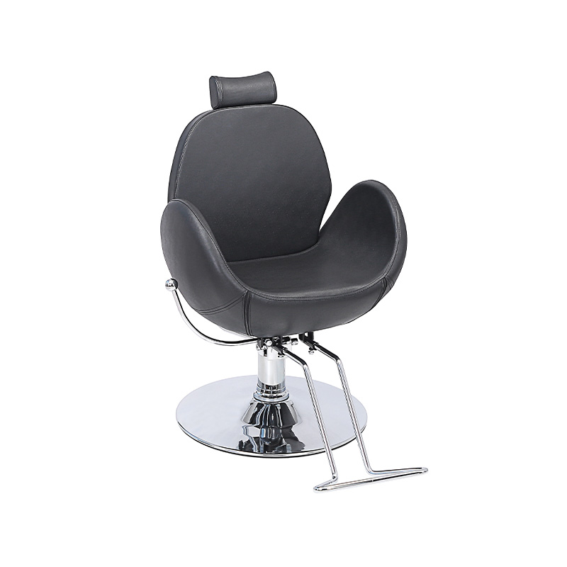 HZ8999Z Black U-line cushion salon chair