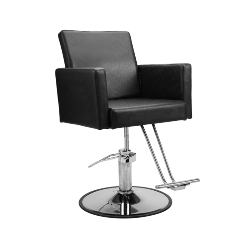 HZ8895 Black hydraulic styling chair para sa hair salon