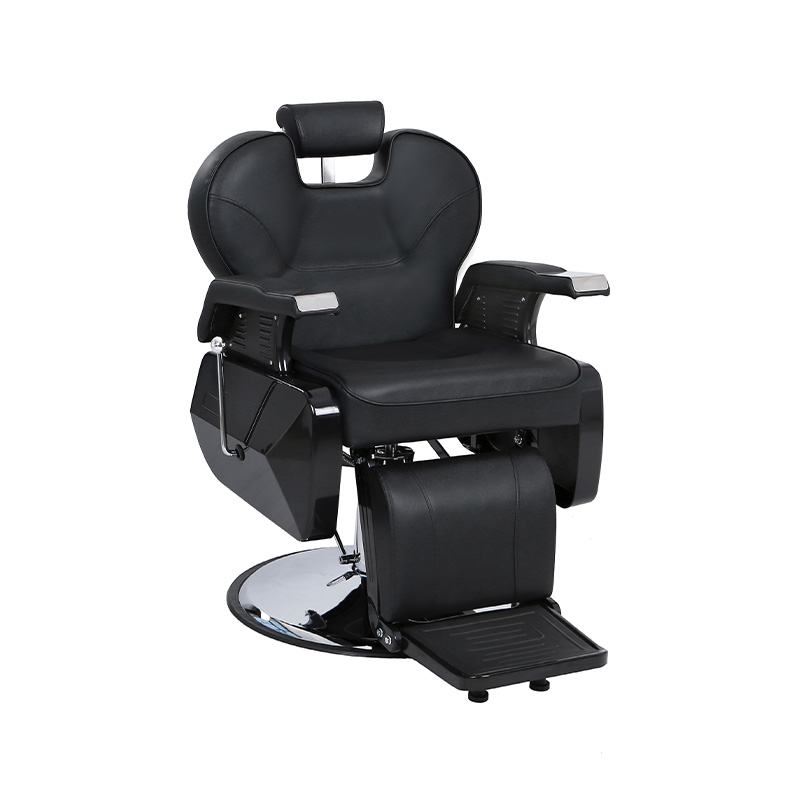HZ8702A Black all purpose hydraulic recline barber chair