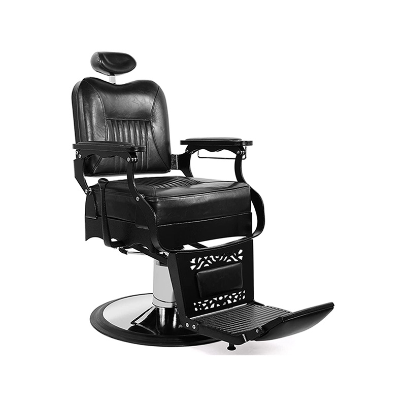 HZ8754 Black vintage style na mga salon na upuan