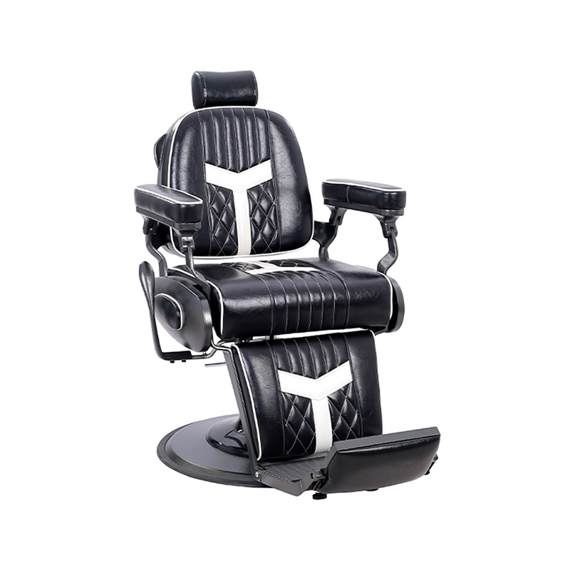 HZ8775 Vintage barber chair na character salon na oil head chair ng lalaki