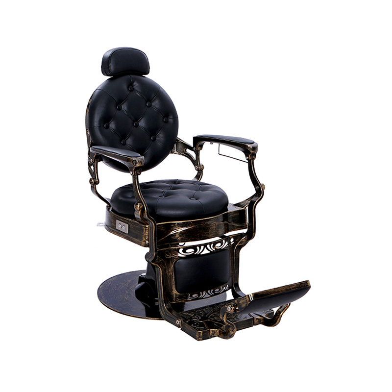 HZ8799DD Antique-style na weathered gilded barber chair