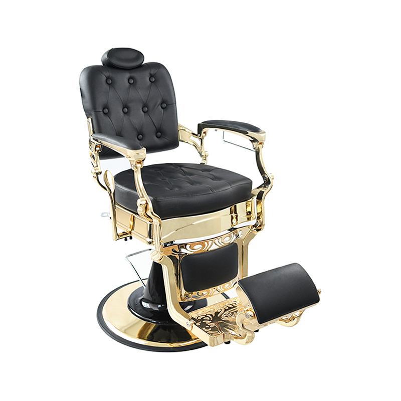 HZ8799F Vintage style heavy duty hydraulic recline square backrest barber chair