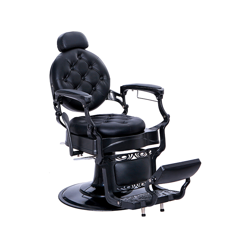 HZ8799PB Black retro hydraulic sloping chair