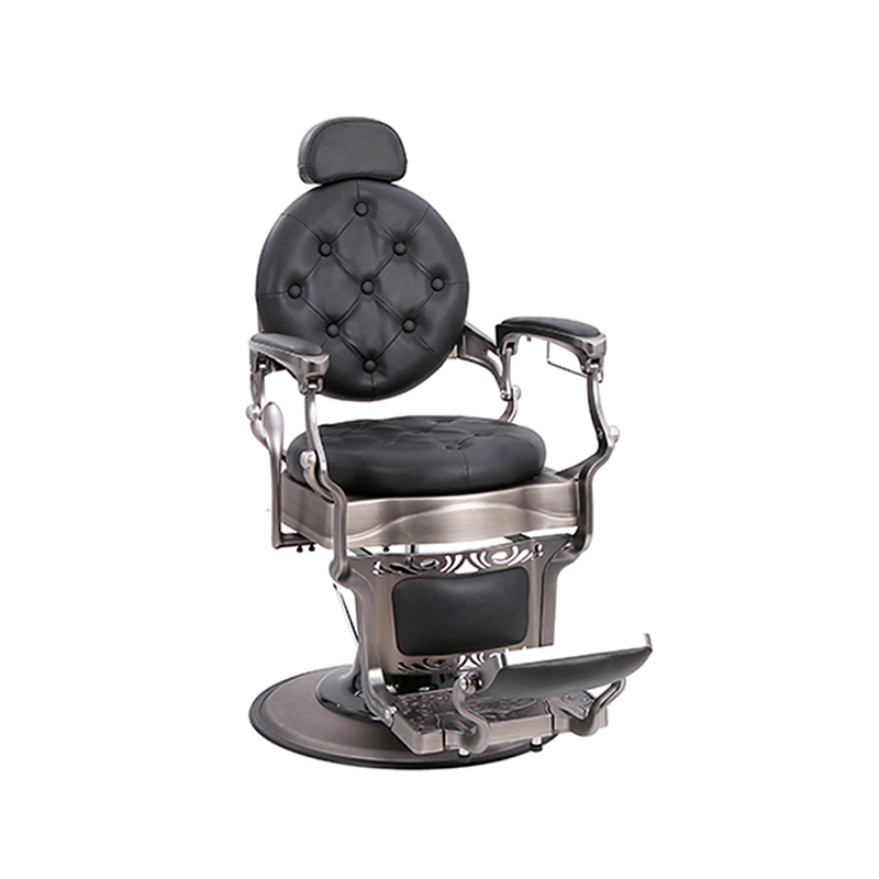 HZ8799QH Gun grey retro hairdressing chair