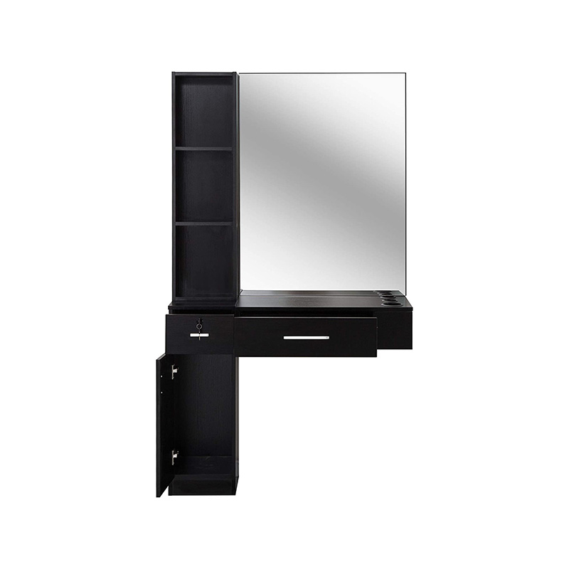 HZ3036BK /HZ3036RB / HZ3036WH Modernong vanity styling mirror at cabinet