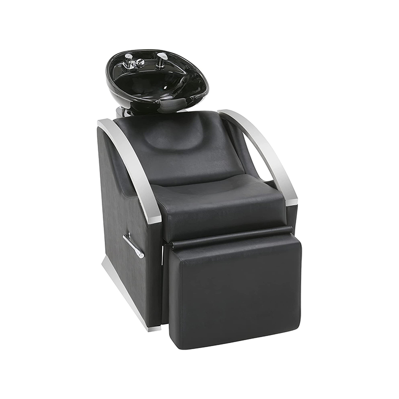HZ9002 Backwash shampoo station chair unit na may leg rest