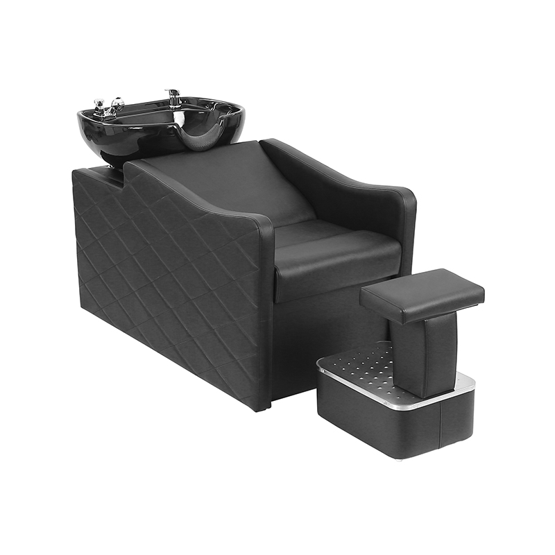 HZ9075 Hair washing station na may ceramic shampoo sink