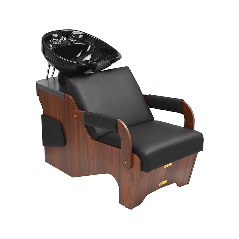 HZ9072 Wooden frame salon reclining shampoo chairs