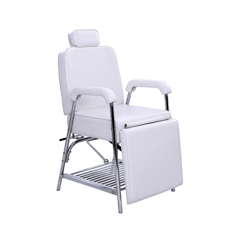 HZ016 White beauty salon reclined shampoo chair