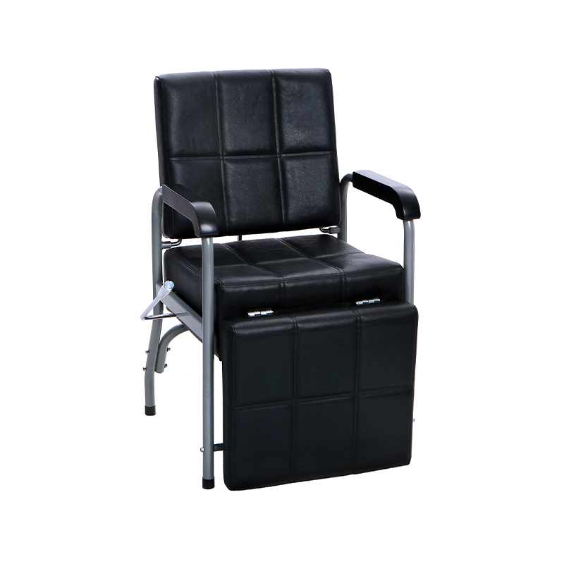 HZ7011D Black square salon na naka-reclined na shampoo chair