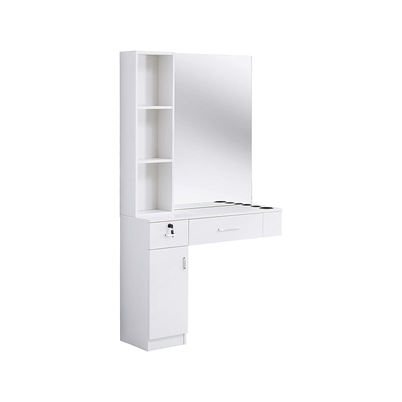 HZ3036BK /HZ3036RB / HZ3036WH Modernong vanity styling mirror at cabinet