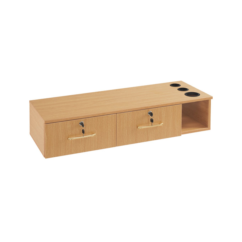 HZ5026 Salon cabinet station na may mga locking drawer