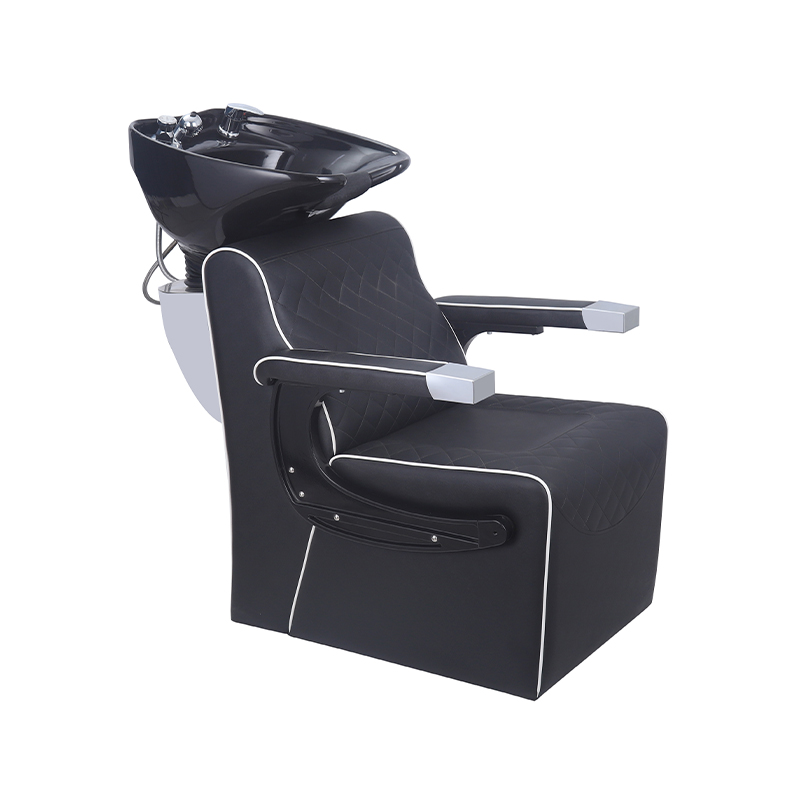HZ91060Z Shampoo backwash barber chair na may tilting ceramic shampoo bowl